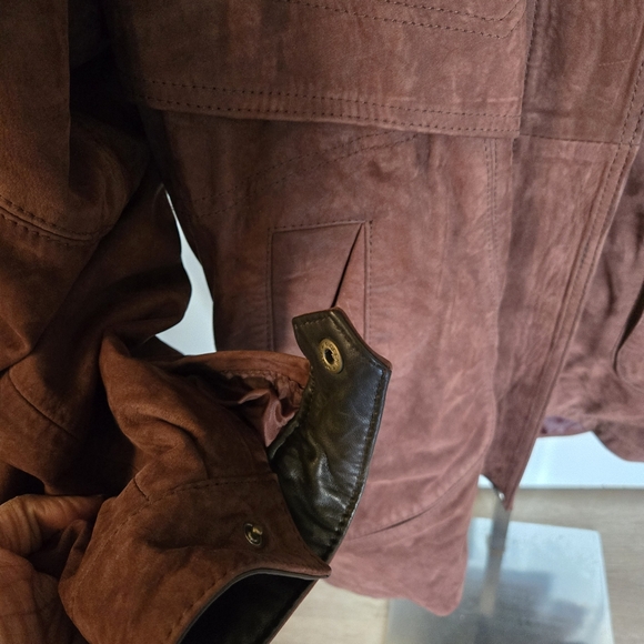 Pop's Leather Coat Sz M - Picture 4 of 10